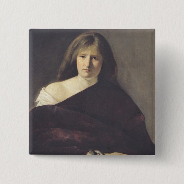 Chapa Cuadrada Alegoría del Syllogism (Anverso)