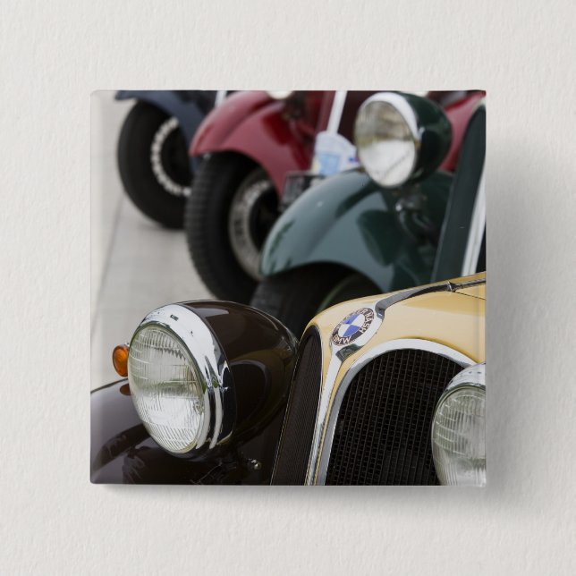 Chapa Cuadrada Alemania, Bayern-Baviera, Munich. BMW Welt Car 5 (Anverso)