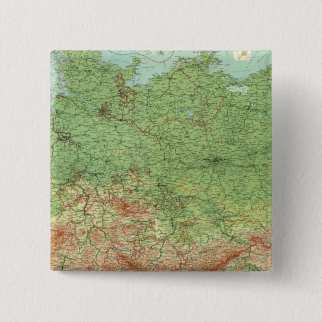 Chapa Cuadrada Alemania compuesta (Anverso)