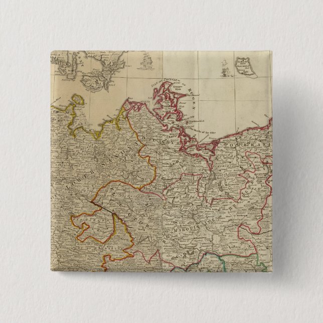 Chapa Cuadrada Alemania norte (Anverso)