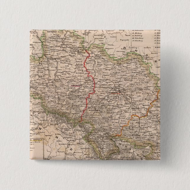 Chapa Cuadrada Alemania, Polonia (Anverso)