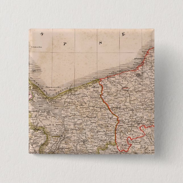 Chapa Cuadrada Alemania, Polonia 2 (Anverso)