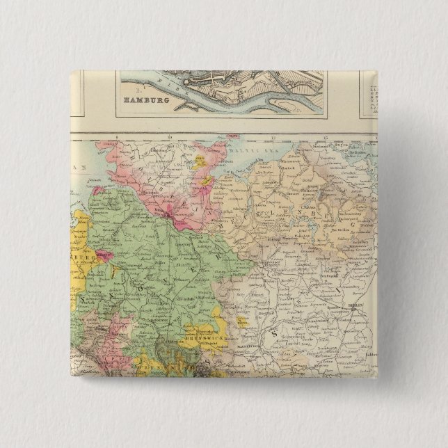 Chapa Cuadrada Alemania septentrional y central (Anverso)