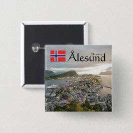 Chapa Cuadrada Alesund Norway Souvenir