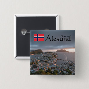 Chapa Cuadrada Alesund Norway Souvenir
