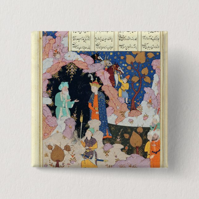 Chapa Cuadrada Alexander visita a un ermitaño (Anverso)