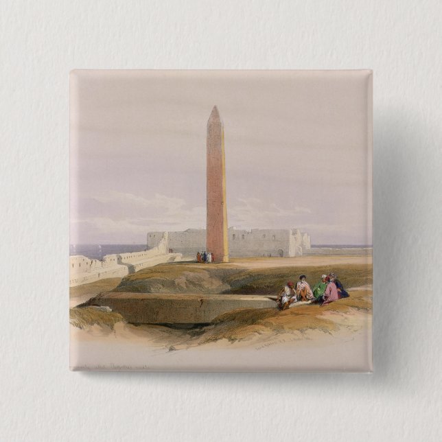 Chapa Cuadrada Alexandría, comúnmente llamada Cleopatra (Anverso)