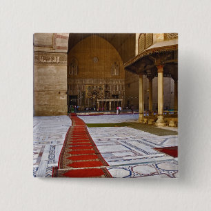 Chapa Cuadrada Alfombras de oración que llevan a la mezquita isl