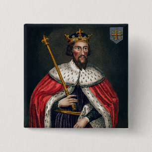 Chapa Cuadrada Alfred el grande (849-99), después de una pintura