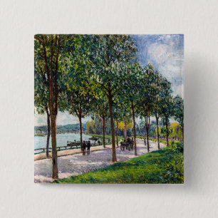 Chapa Cuadrada Alfred Sisley - Paseo de Castaños