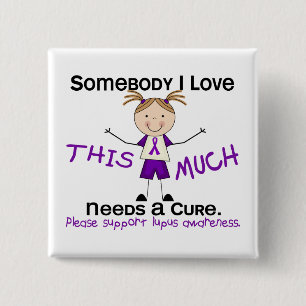Chapa Cuadrada Alguien amor de I - lupus (chica)