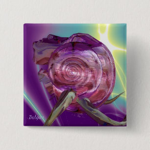 Chapa Cuadrada ALIEN NEREIDE/NYMPH OF Water,PINK SEASHELL Sci-Fi