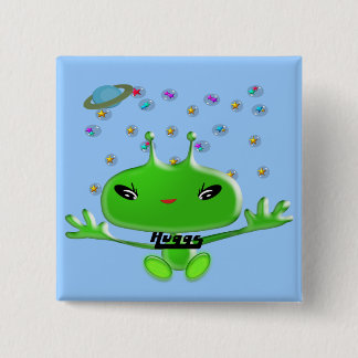 Chapa Cuadrada Aliens Huggs