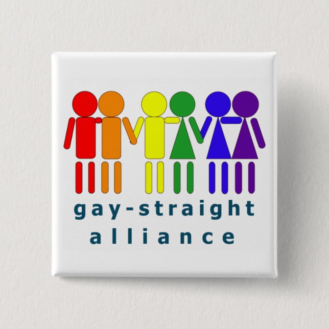 Chapa Cuadrada Aliiance recto gay (Anverso)