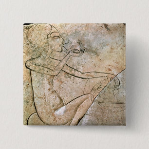 Chapa Cuadrada Alivio depicing de la consumición de la princesa