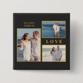 Chapa Cuadrada All you need is love couple anniversary quote