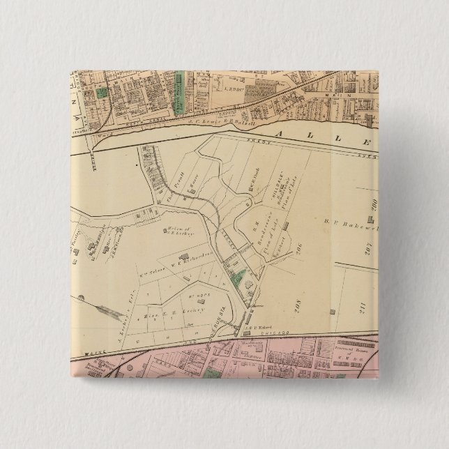 Chapa Cuadrada Allegheny 9 Sharpsburg (Anverso)