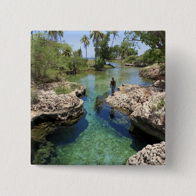 Chapa Cuadrada Alligator Hole, Black River Town, Jamaica (Anverso)
