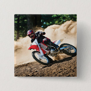Chapa Cuadrada almohada de motocross