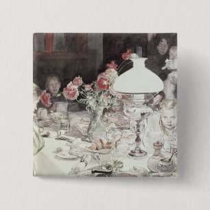 Chapa Cuadrada Alrededor de la lámpara en Evening, 1900 (w/c en