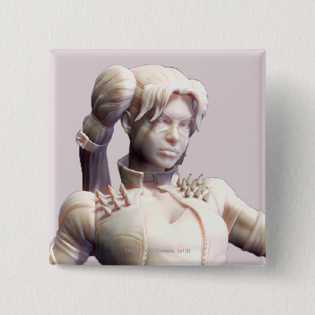 Chapa Cuadrada Alternativa 2 de Harley Quinn (Anverso)