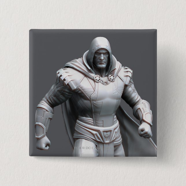 Chapa Cuadrada Alternativa de Shazam (Anverso)