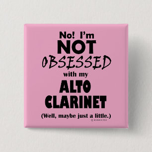 Chapa Cuadrada Alto Clarinet Obsesionado