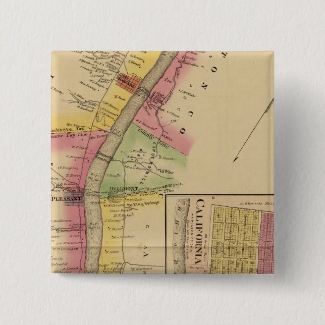 Chapa Cuadrada Alto río Ohio y Valle (Anverso)