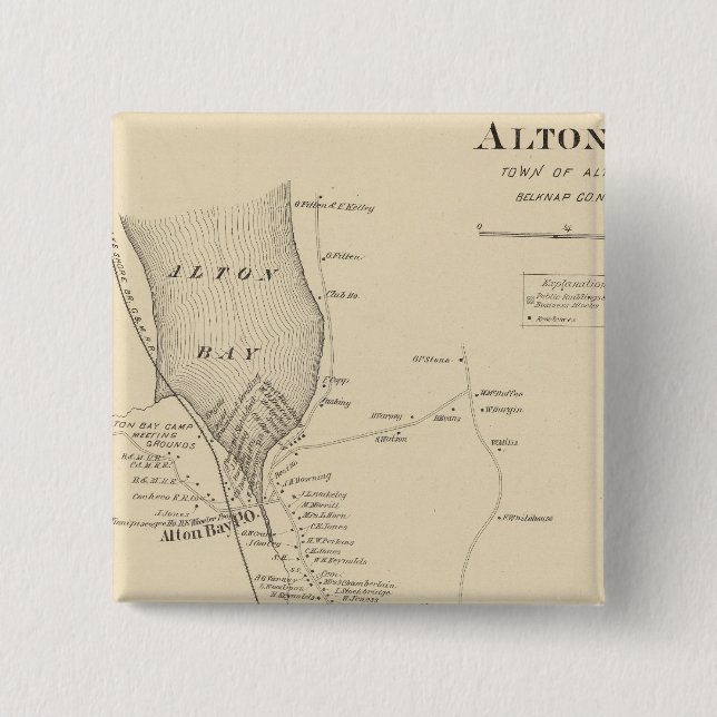 Chapa Cuadrada Alton PO (Anverso)