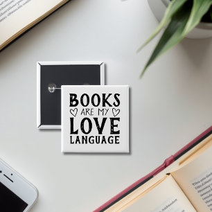 Chapa Cuadrada Amante de los libros Dicho divertido para amantes