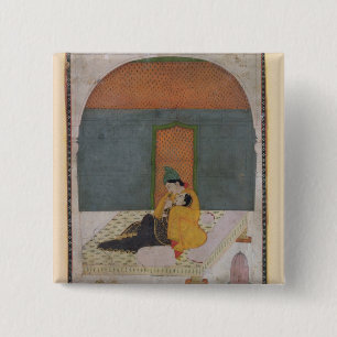 Chapa Cuadrada Amantes en una terraza, Garhwal, c.1780-1800