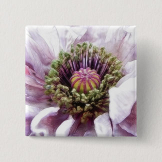 Chapa Cuadrada Amapola - volantes púrpuras elegantes