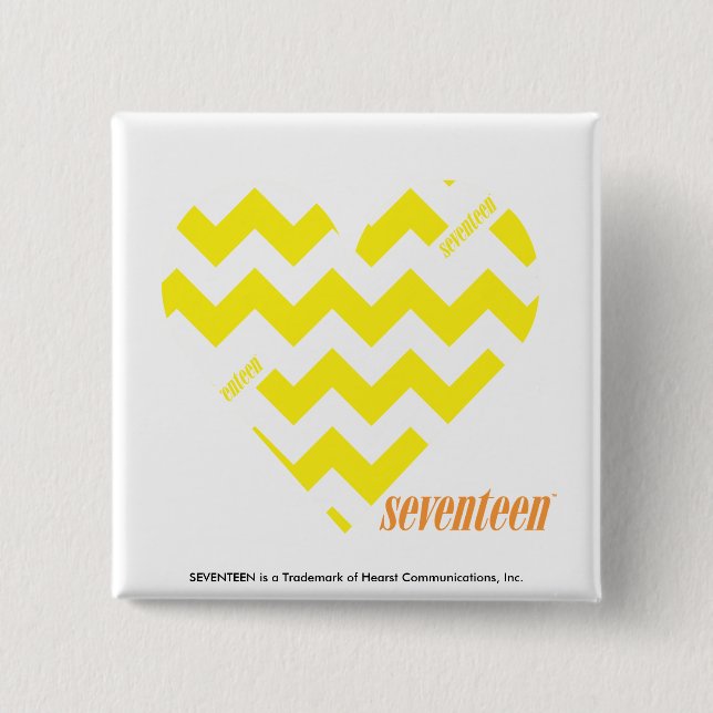 Chapa Cuadrada Amarillo 4 del zigzag (Anverso)