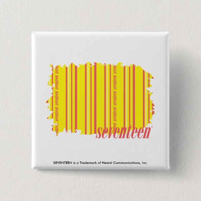 Chapa Cuadrada Amarillo fino 2 de las rayas (Anverso)