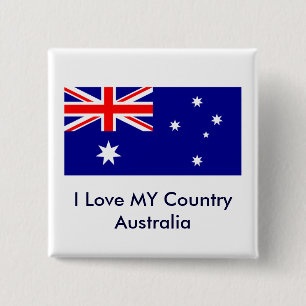 Chapa Cuadrada Ame MI jGibney de la bandera de Australia del país