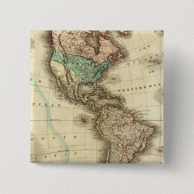 Chapa Cuadrada América 5 (Anverso)