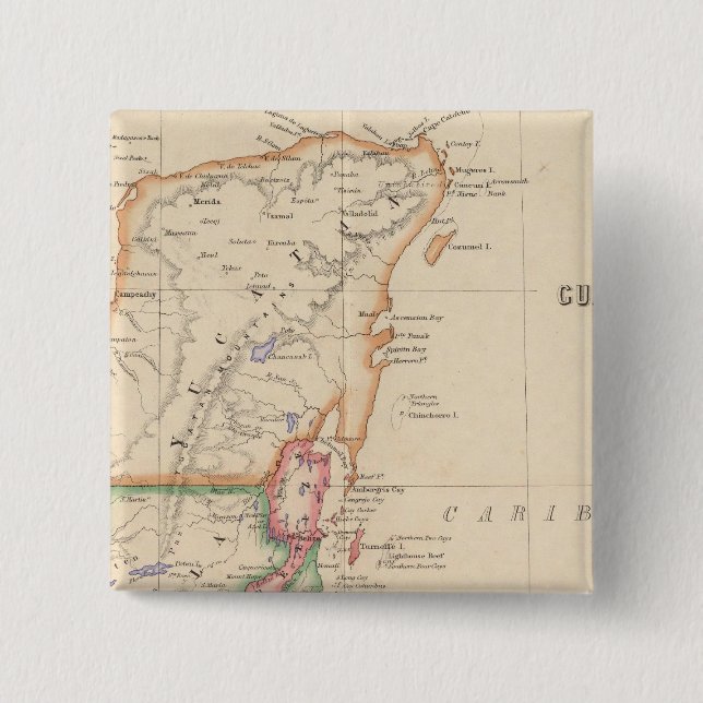 Chapa Cuadrada América Central 3 (Anverso)