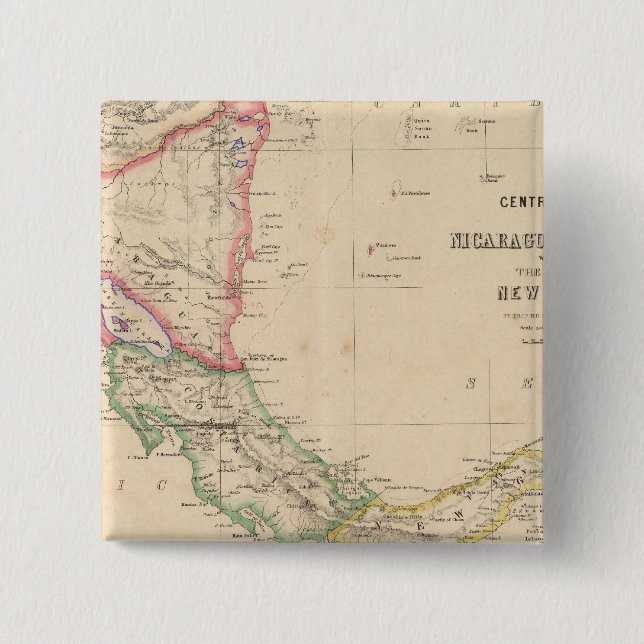 Chapa Cuadrada América Central 9 (Anverso)