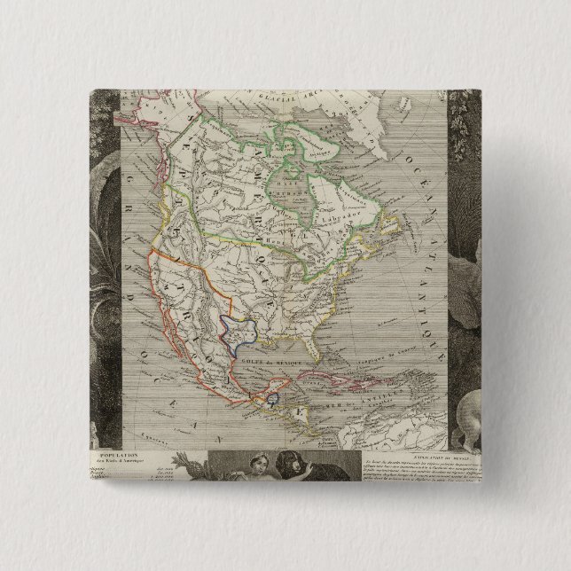 Chapa Cuadrada América del Norte 39 (Anverso)