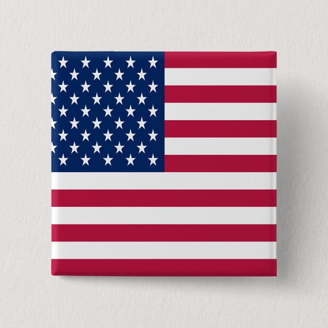 Chapa Cuadrada American Flag Pride Design-76353 (Anverso)