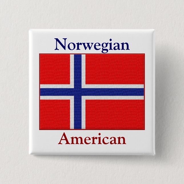 Chapa Cuadrada Americano noruego (Anverso)