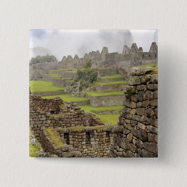 Chapa Cuadrada Américas, Perú, Machu Picchu. El antiguo (Anverso)