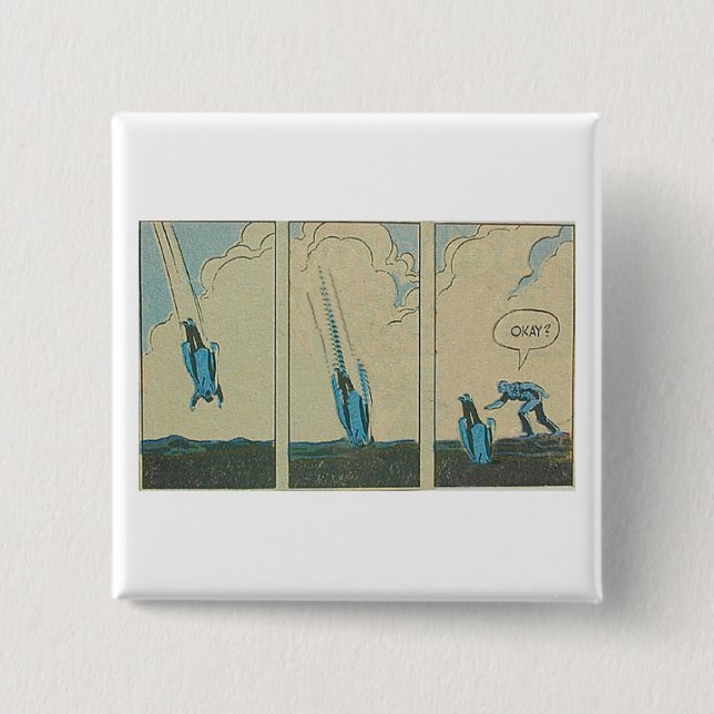 Chapa Cuadrada ¿Amigos MUY BIEN? (Anverso)