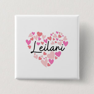 Chapa Cuadrada Amo a Leilani