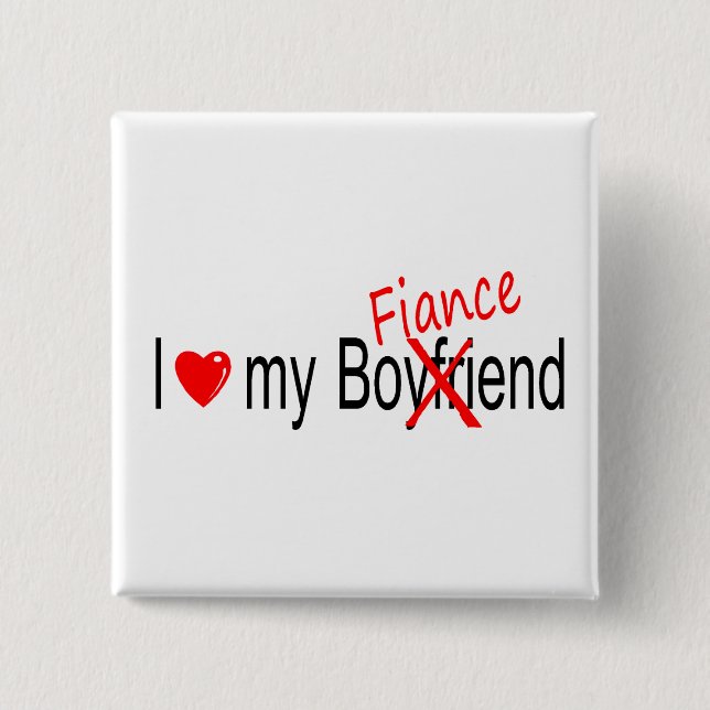 Chapa Cuadrada Amo A Mi Fianza (Anverso)