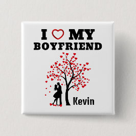 Chapa Cuadrada Amo a mi novio