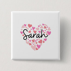 Chapa Cuadrada Amo a Sarah