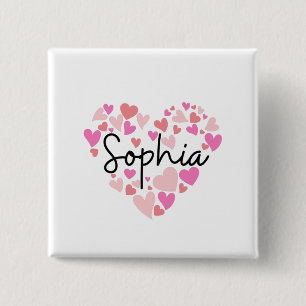 Chapa Cuadrada Amo a Sophia
