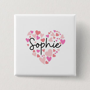 Chapa Cuadrada Amo a Sophie