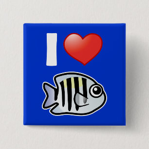 Chapa Cuadrada Amo al Sargento Mayor